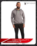 Spyder Pullover Hoodie - Men's Quarter Zip Active Sweatshirt