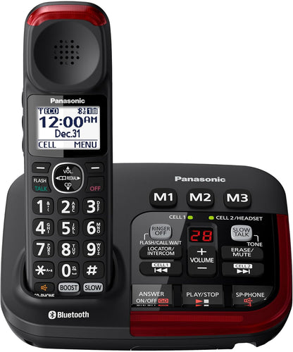 Panasonic KX-TGM430B Amplified Cordless Phone Slow Talk