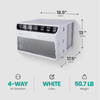 Hisense AW1023TW1W 450 Sq. Ft. Window Air Conditioner