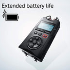 Tascam DR-40X+XLR+M Handheld Audio Recorder Bundle