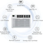 TCL 8W9ER1-A 8,000 BTU Smart Window Air Conditioner