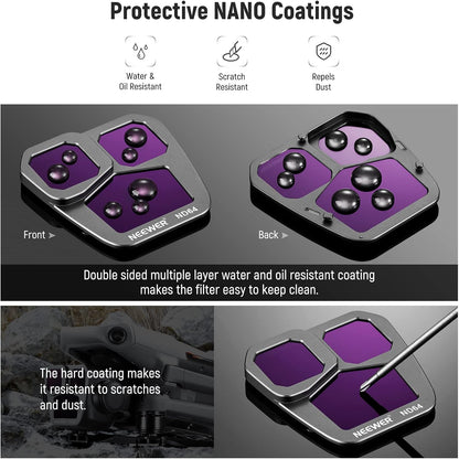 Neewer 10102444 Mavic 3 Pro ND Filter Set (ND16/32/64/PL)