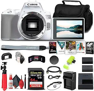 Canon EOS 250D / Rebel SL3 White DSLR Bundle