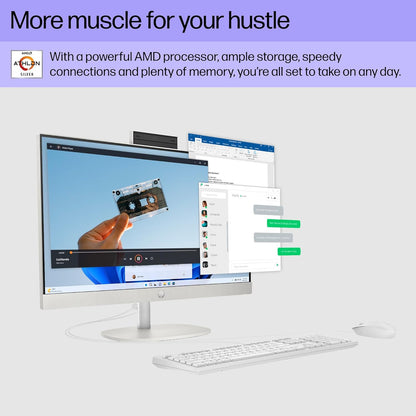 HP Ryzen 3 All-in-One - 23.8" Touchscreen, 8GB RAM, 1TB SSD