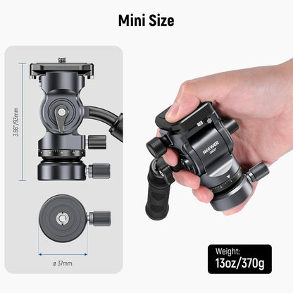Neewer 10102636 Tripod Fluid Head Leveling Base GM27
