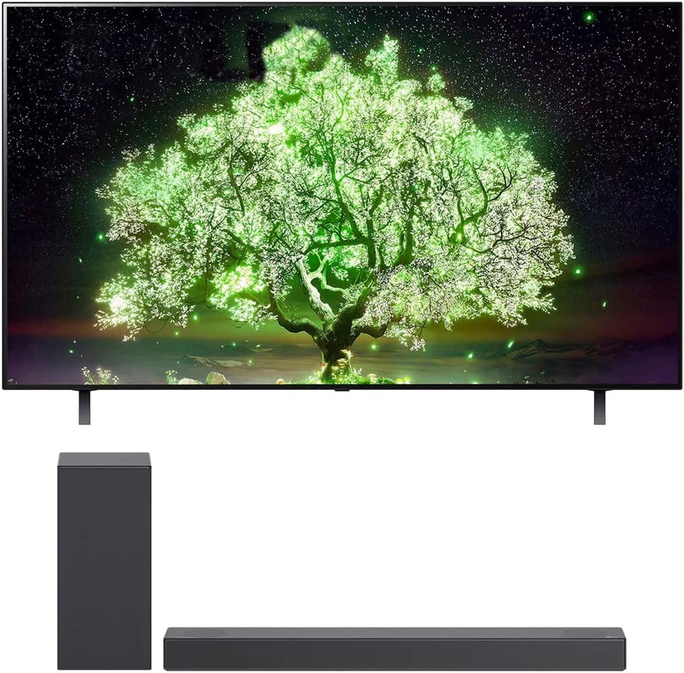 LG E53LGOLED48A1PUA 48" 4K OLED TV Bundle