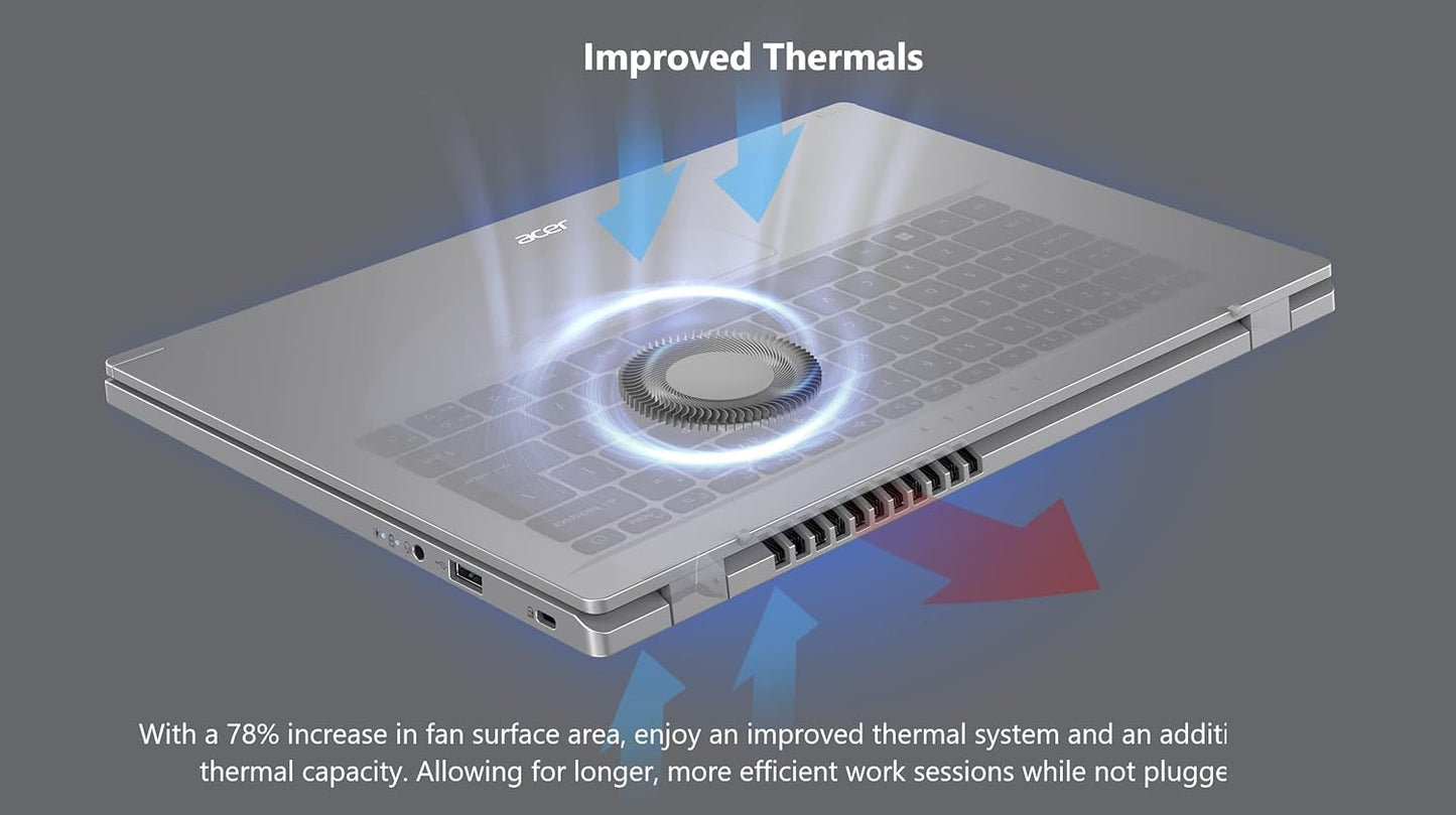 Acer NX.KHDAA.003 Aspire 3 Touch Laptop Ryzen 3 256GB SSD