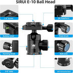 Sirui Traveler 7C Carbon Fiber Tripod with Ball Head