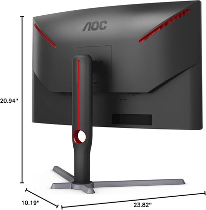 AOC CQ27G3S 27" Curved Gaming Monitor - 165Hz, 1ms, FreeSync Premium