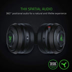 Razer RZ04-02670100-R3U1 Nari Ultimate Headset: THX, Haptic Feedback