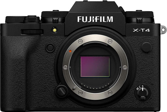 Fujifilm XT 4 Mirrorless Camera: Black Body (Renewed)