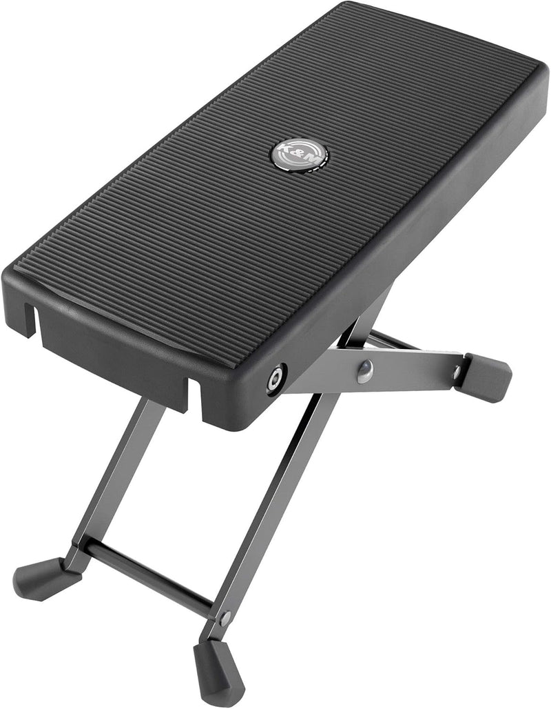 K&M 14640.000.55 Footrest Guitar Adjustable Non-Skid — main product image