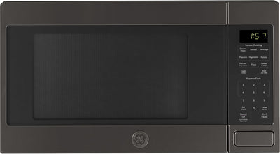 GE JES1657BMTS 1.6 Cu. Ft. Countertop Microwave, Black Stainless