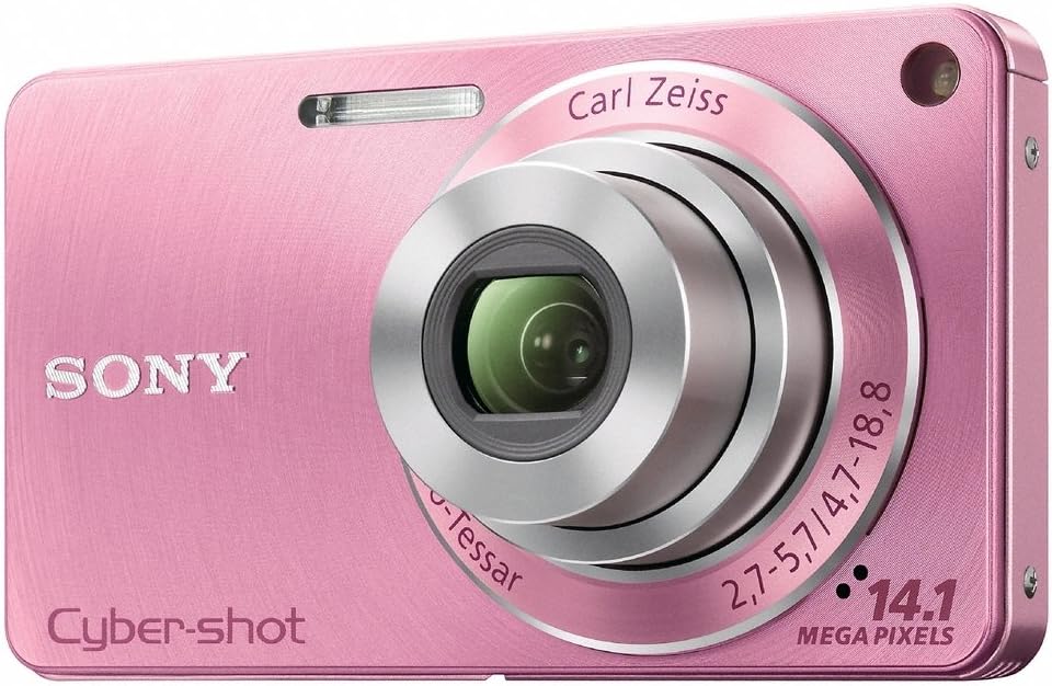 Sony W350 Pink 14.1MP Digital Camera 4x Zoom