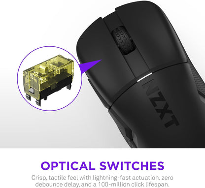 NZXT MS-101NB-01 Lift Elite Wireless Gaming Mouse