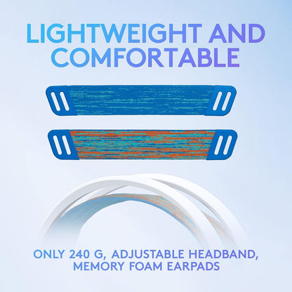 Logitech G535 LIGHTSPEED Wireless Gaming Headset - White (Renewed)