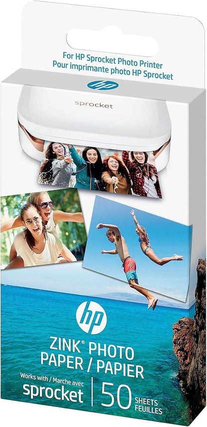 HP 1DE39A Sprocket 2x3 Premium Zink Photo Paper 50-Sheets