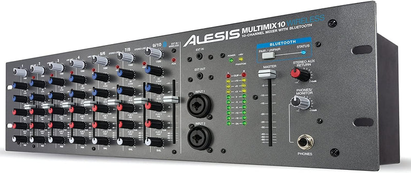 Alesis MULTIMIX10WIRELE 10-Channel Rackmount Bluetooth Mixer — main product image