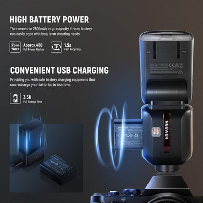 Neewer Z880-S 2.4G TTL Camera Flash Speedlite