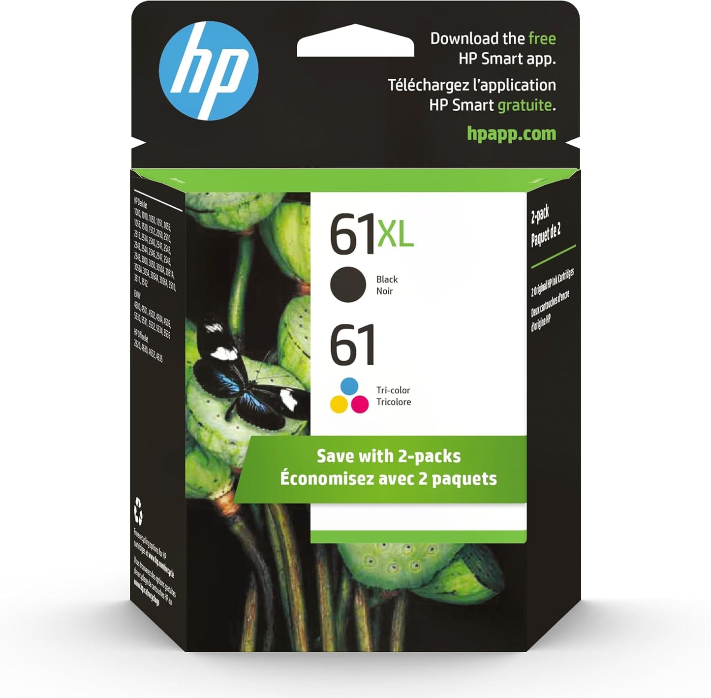 HP CZ138FN#140 61 Black & Tri-Color Ink Cartridge Combo