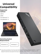 Lenovo ThinkPad Thunderbolt 4 Dock 100W 40B00135UK