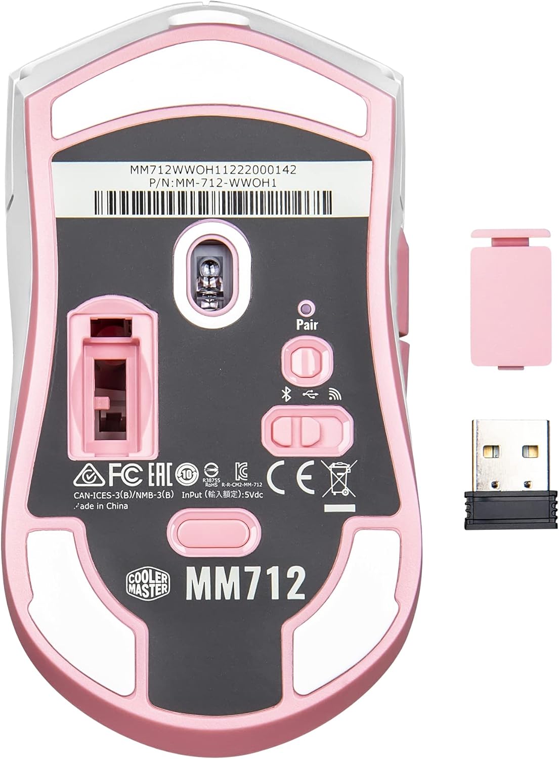 Cooler Master MM-712-WWOH2 Sakura Wireless Gaming Mouse