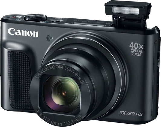 Canon SX720 HS Black 40x Zoom Compact Camera