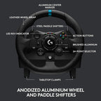 Logitech G923 Racing Wheel & Pedals for Xbox/PC (Renewed)