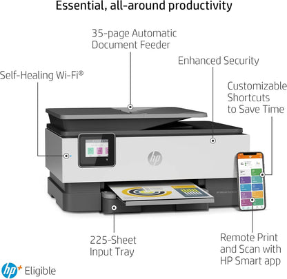 HP OfficeJet Pro 8025e Renewed Wireless Printer