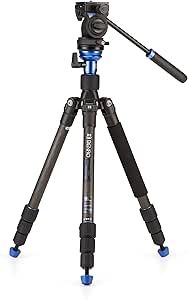 Benro HFTA18CS2H Hybrid Carbon Fiber Tripod S2H Head — main product image