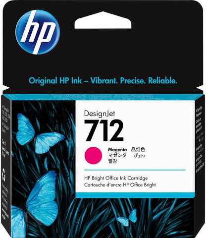 HP 712 Cyan DesignJet Ink Cartridge - 29ml