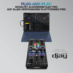 Reloop 246959 Mixtour Pro Ultra-Portable 4-Deck DJ Controller