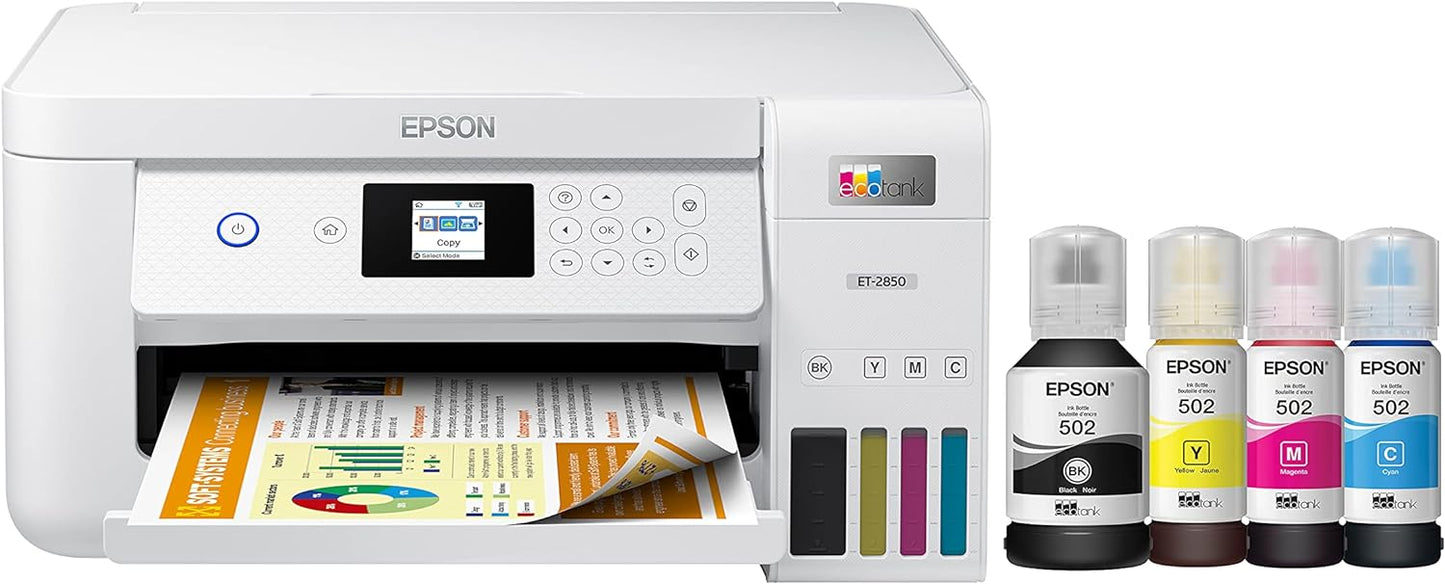 Epson ET-2850/ET-4850 EcoTank Wireless Printer