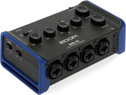 Zoom AMS-44 4x4 USB-C Audio Interface Loopback