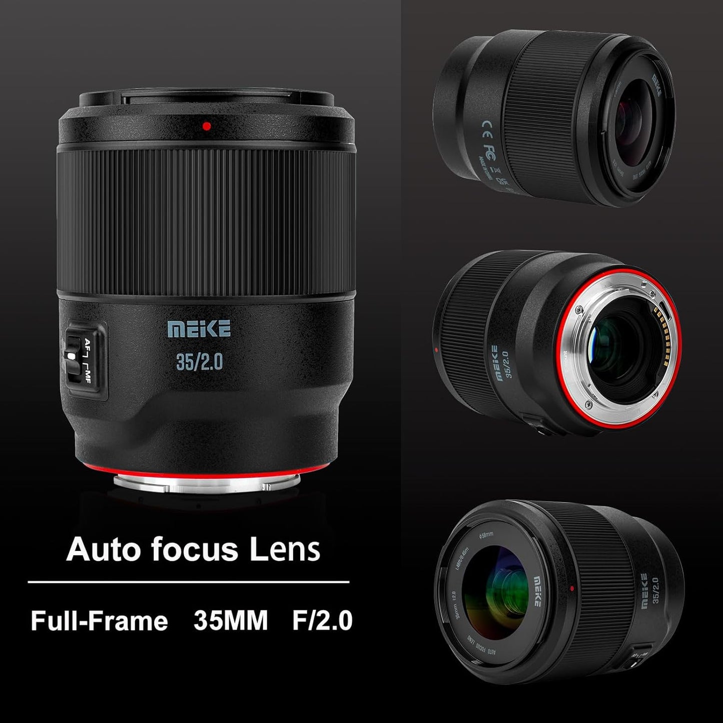 Meike 35mm F2.0 E-Mount Full Frame AF Lens