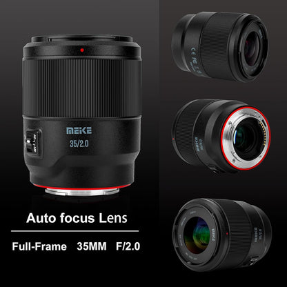 Meike 35mm F2.0 E-Mount Full Frame AF Lens