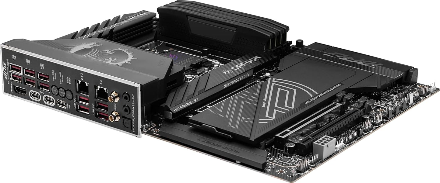 MSI MPG Z890 CARBON WIFI LGA 1851 Gaming Motherboard