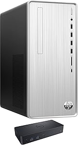 HP TP01-1214-4368-27312 Pavilion Desktop: i3-10100, 16GB RAM, SSD+HDD, with Dock