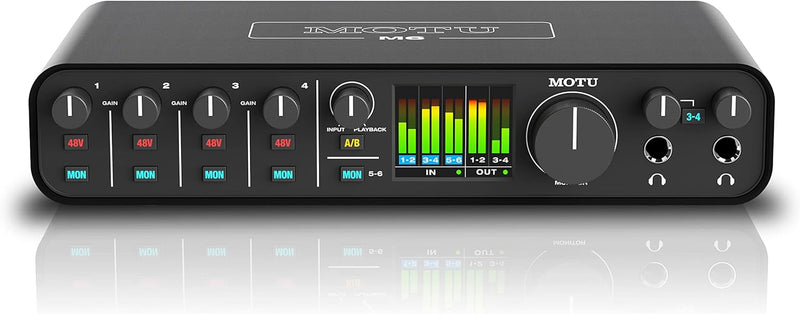 MOTU M6 6x4 USB-C Audio Interface Studio Quality Sound — main product image