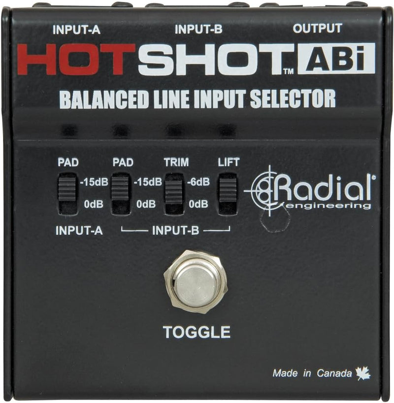 Radial Engineering HotShot ABI Line Selector A/B Switch — main product image