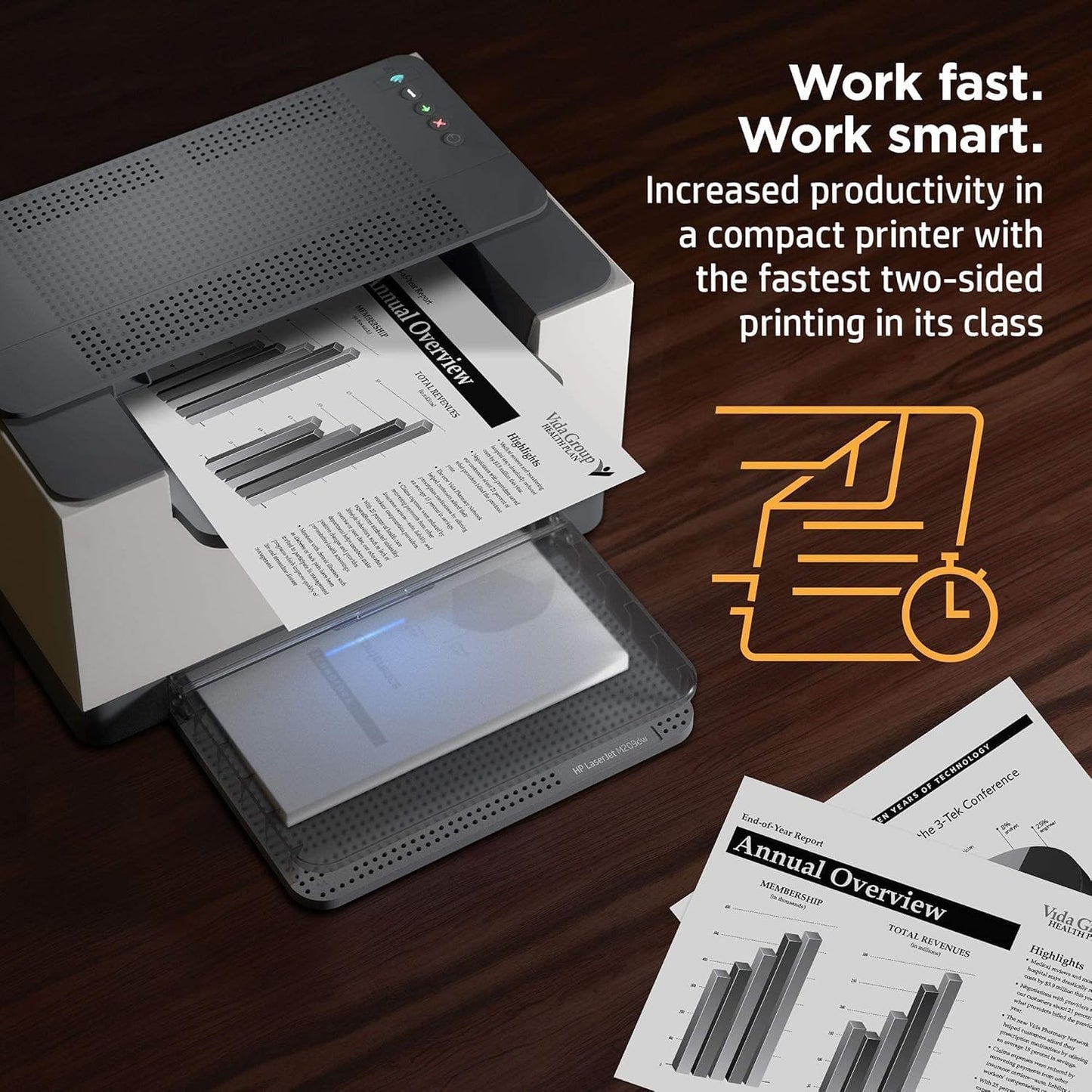 HP 6GW62F#BGJ LaserJet M209dw Wireless Monochrome Printer Renewed