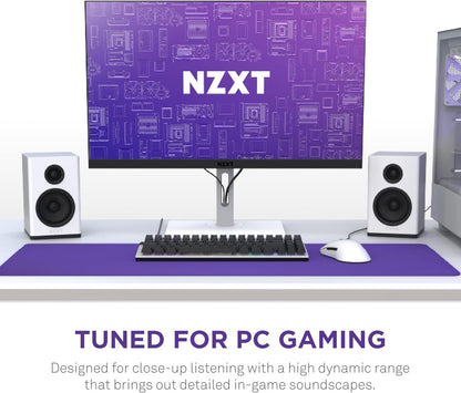 NZXT AP-SPKW2-US - Relay PC Gaming Speakers - White