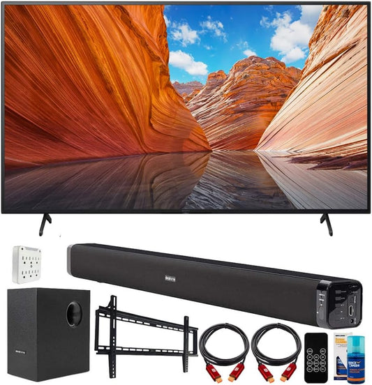 Sony E10SNKD43X80J 43" 4K UHD LED Smart TV Bundle