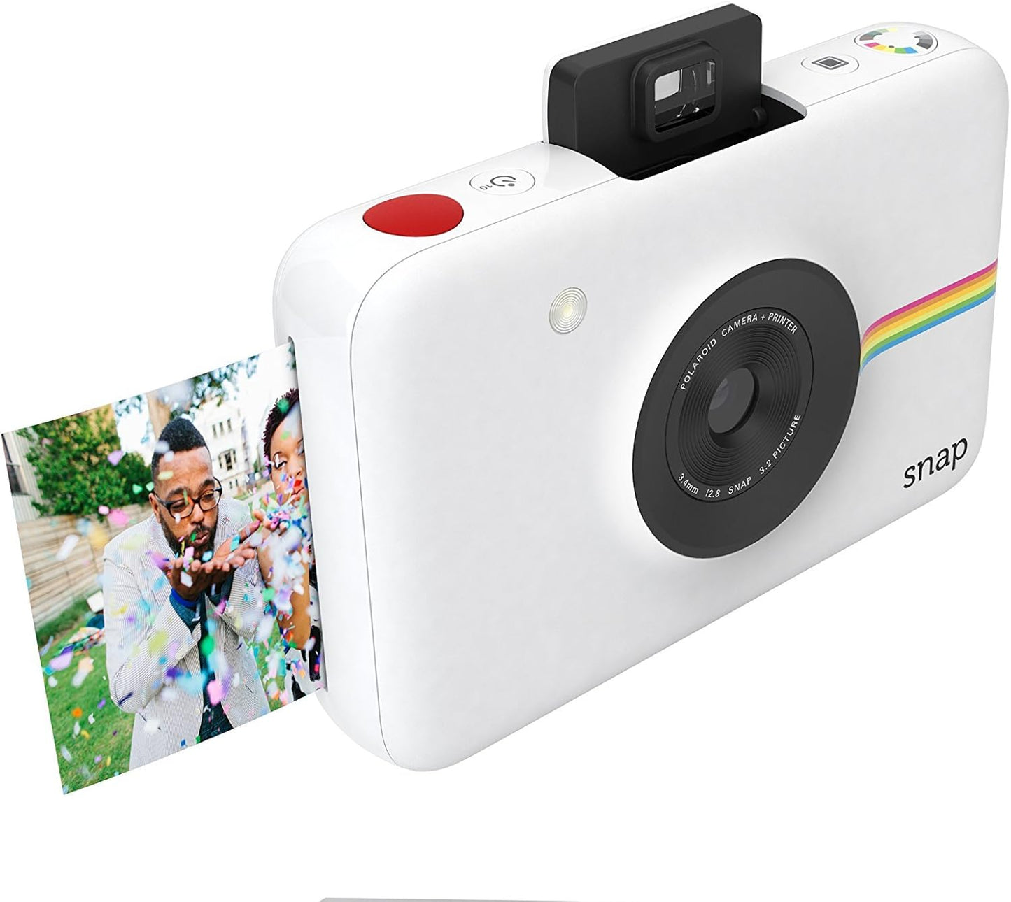 Polaroid POLSP01W Snap Instant Digital Camera - ZINK Printing