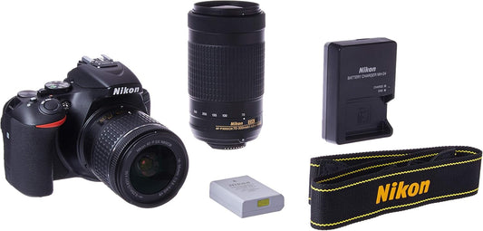 Nikon 1580 D5600 DSLR 18-55mm 70-300mm Lens Kit