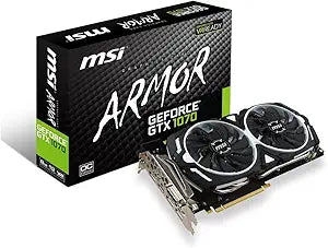 MSI GeForce GTX 1070 ARMOR 8G OC Gaming Graphics Card