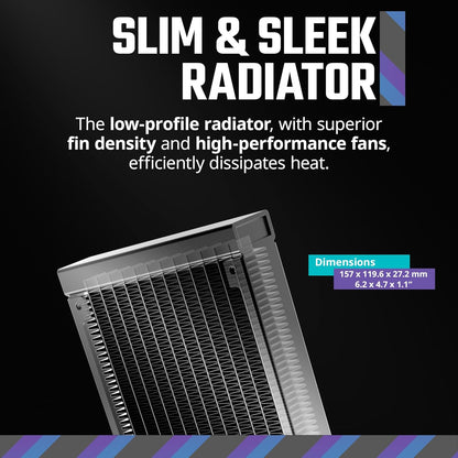 Cooler Master MLW-D12M-A17PK-R1 MasterLiquid 120L Core AIO Cooler