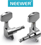 Neewer Guitar String Tuning Pegs Machine Heads - Silver