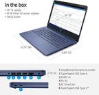 HP N4120 14-inch HD Renewed Laptop Microsoft 365
