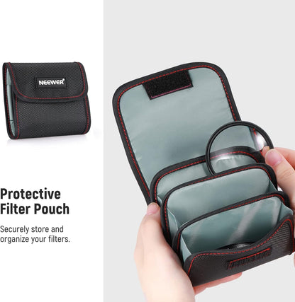 Neewer 10103023 52mm Macro Close Up Lens Filter Kit +1+2+4+10